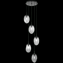 Hammerton CHB0063-05-GP-B-C01-E2 - Meteo Round 5pc Multi-Pendant