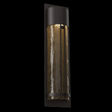 Hammerton ODB0054-26-SB-BG-L2 - Outdoor Half Round Cover Sconce - 26-Inch