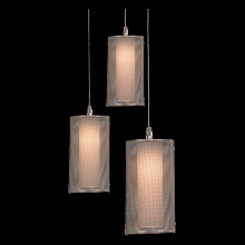 Hammerton CHB0019-08-BS-F-C01-E2 - Uptown Mesh Round 8pc Multi-Pendant