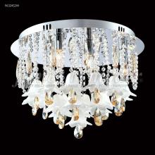 James R Moder 96324AG2SE - Murano Collection Flush Mount