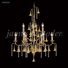 James R Moder 96329AG2EW - Murano Collection 9 Light Chandelier