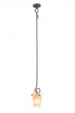 Kalco 1851AC/FROST - Tribecca 1 Light Mini Pendant