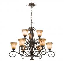 Kalco 5535TO/1417 - Amelie 9 Light Chandelier