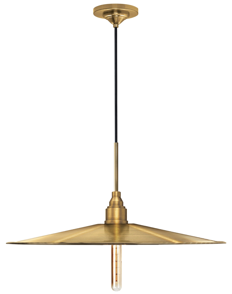 Pendant Doppio Brushed Brass 120v 40w Retro Tube Filament 300mm T8 E26 BrownCord