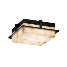 Justice Design Group ALR-7560W-MBLK - Avalon 10" Small LED Outdoor Flush-Mount