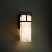 Justice Design Group ALR-8643W-DBRZ - Structure 1-Light Small Wall Sconce - Outdoor
