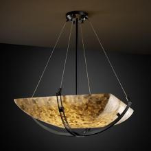 Justice Design Group ALR-9721-25-NCKL - 18" Pendant Bowl w/ Crossbar