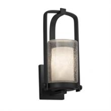 Justice Design Group CLD-7581W-10-MBLK - Atlantic Small Outdoor Wall Sconce