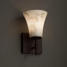 Justice Design Group FAL-8411-20-DBRZ - Union 1-Light Wall Sconce (Short)