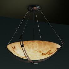 Justice Design Group FAL-9724-35-DBRZ - 36" Pendant Bowl w/ Crossbar