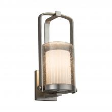 Justice Design Group FSN-7581W-10-RBON-NCKL - Atlantic Small Outdoor Wall Sconce