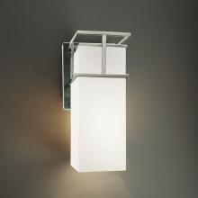 Justice Design Group FSN-8646W-OPAL-NCKL - Structure 1-Light Large Wall Sconce - Outdoor