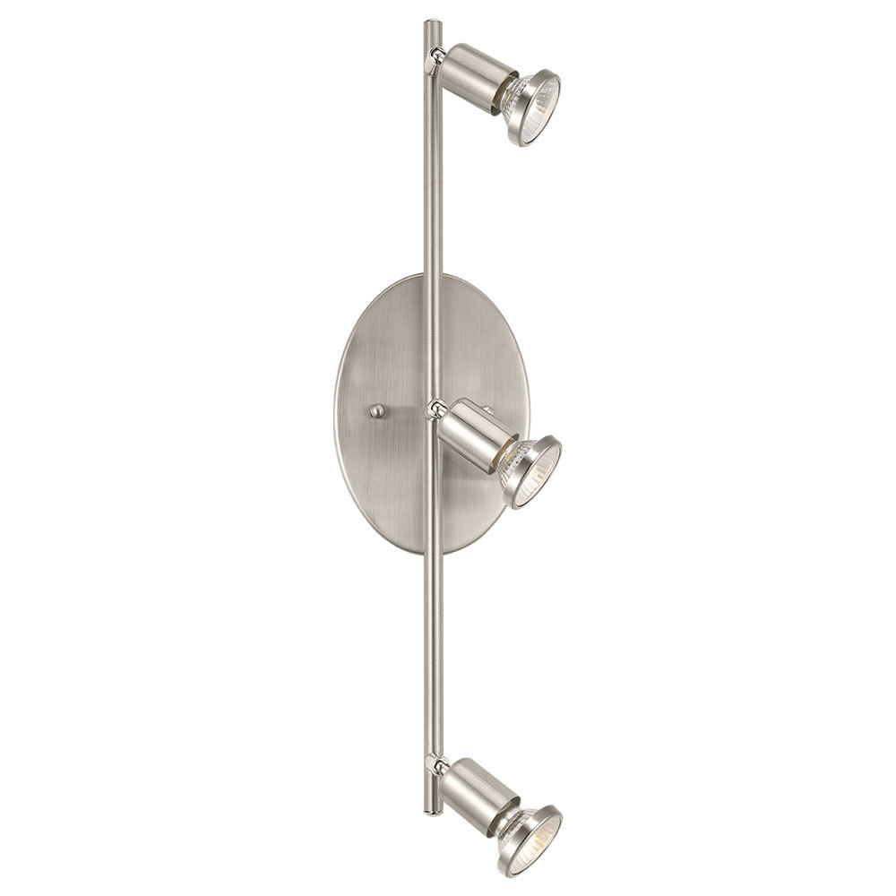 4 LT Fixed Track Light w/ Matte Nickel Finish & Adjustable Lamp Heads