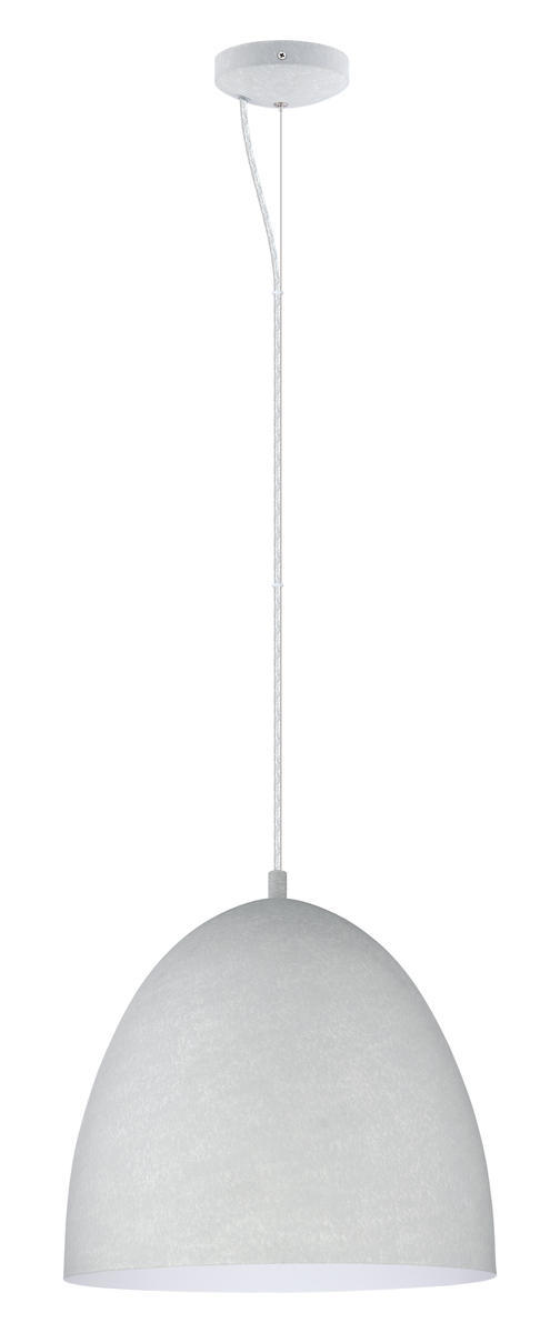 1 LT Pendant w/ Grey Finish & Grey Shade