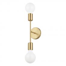 Eglo 205331A - 2 LT Open Bulb Wall Light w/ a Brushed Gold Finish