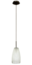 Eglo 20599A - 1 LT Mini Pendant w/ Matte Nickel Finish & Frosted Glass