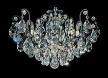 Schonbek 1870 3785-51S - Renaissance 8 Light 120V Semi-Flush Mount in Black with Crystals from Swarovski®