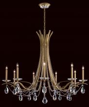 Schonbek 1870 VA8339N-59H - Vesca 9 Light 120V Chandelier in Ferro Black with Clear Heritage Handcut Crystal