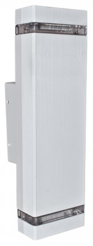UP/DOWN CAST ALUM W/PC CLEAR RING 2X13W  DL-S13-GU24 1