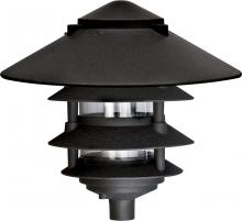 Dabmar D5410-LED6-B - PAGODA FIX 4 TIER 10"TOP 1/2"BASE 6W FILAMENT LED 120V
