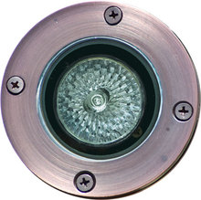 Dabmar LV25-LED5-WBS - SOLID BRASS W/O GRILL WELL LIGHT 5W LED 12V