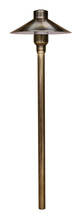 Dabmar LV75-ABS - LARGE TOP SOLID BRASS PATH LIGHT 20W JC 12V