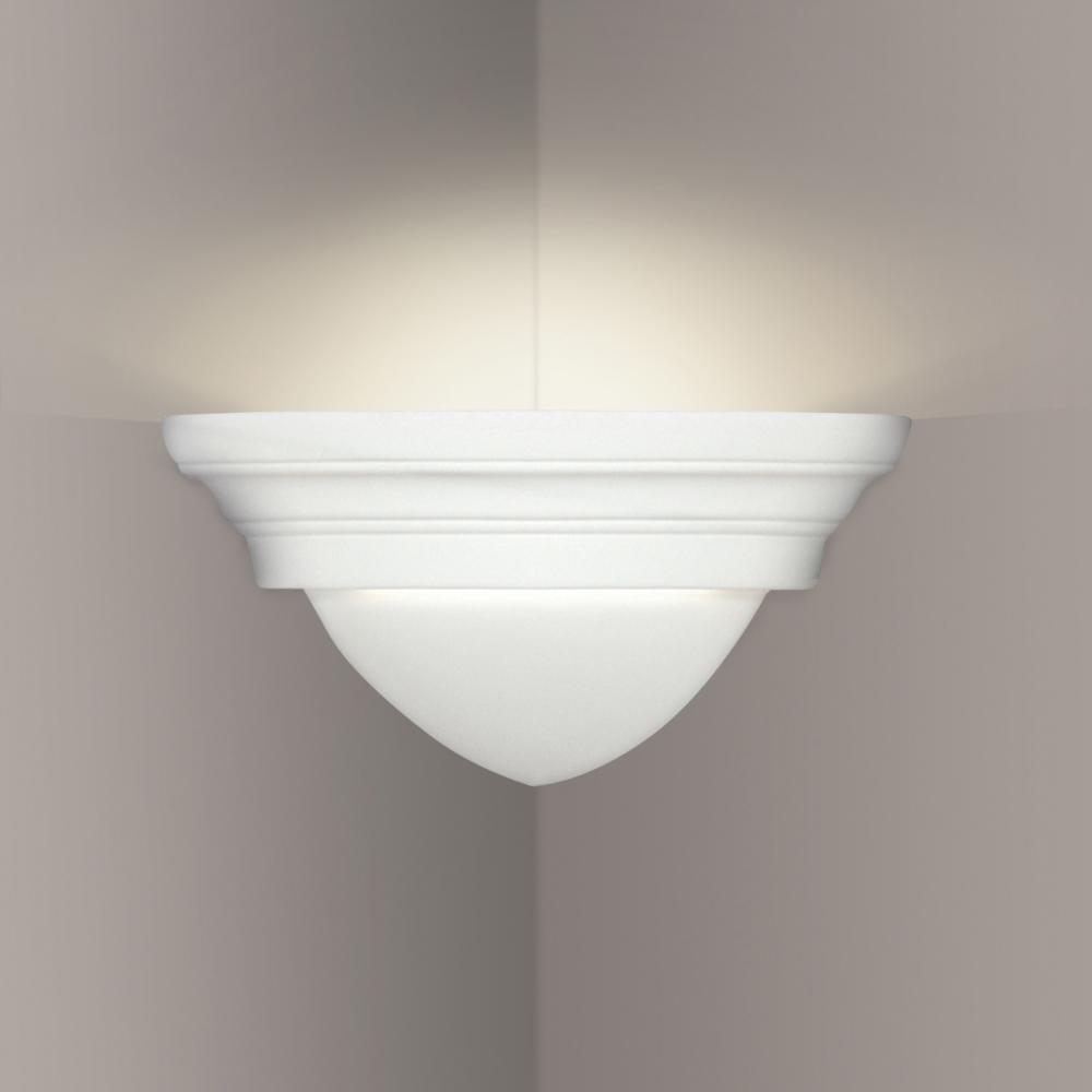 Majorca Corner Sconce: Matte White