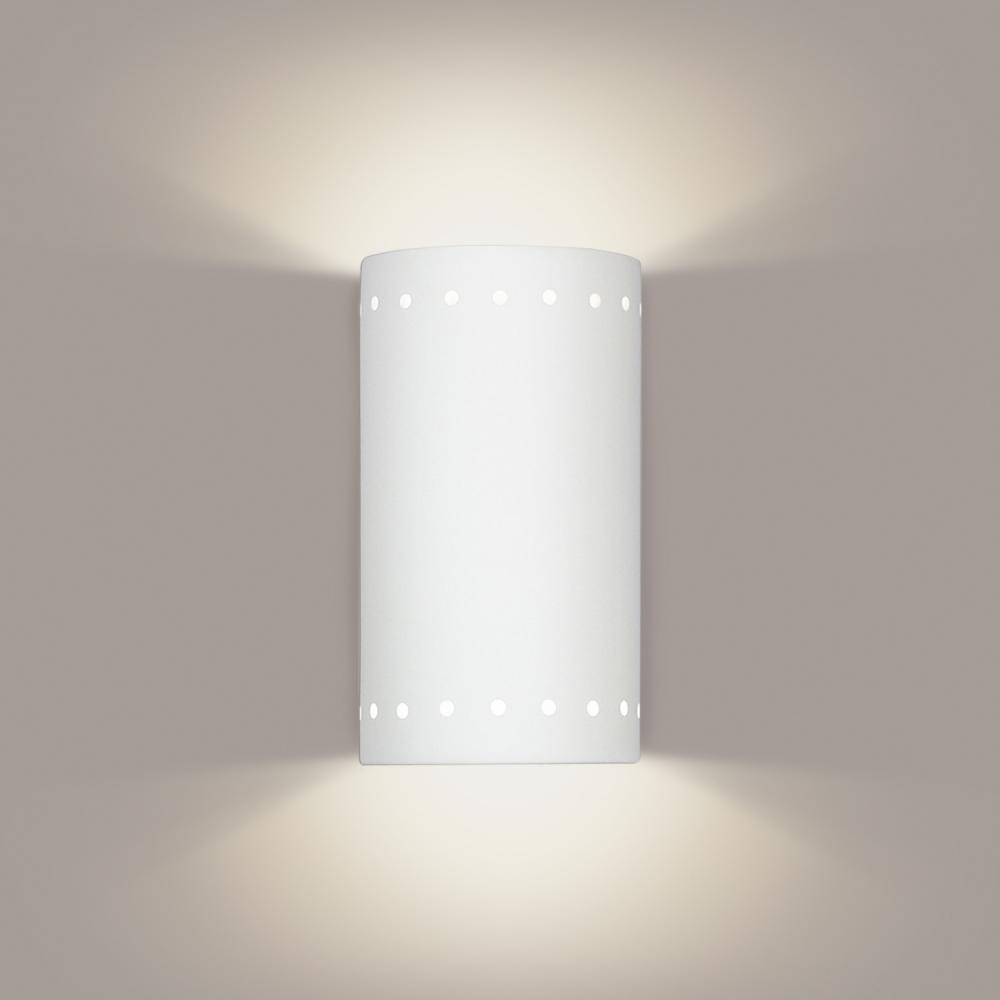 Melos Wall Sconce: Ivory Black Marble
