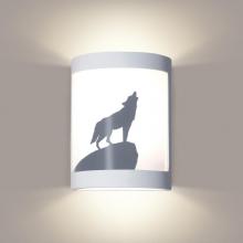 A-19 F200H-SS - Lone Wolf Wall Sconce: