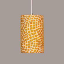 A-19 PM20302-SY-WCC-1LEDE26 - Channels Pendant Sunflower Yellow (White Cord & Canopy)