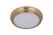 Craftmade X6609-SB-LED - X66 Series 1 Light 9" LED Flushmount in Satin Brass