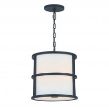 Crystorama 9593-MK - Brian Patrick Flynn for Crystorama Hulton 3 Light Matte Black Mini Chandelier