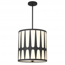 Crystorama ROY-805-BK - Royston 4 Light Black Mini Chandelier