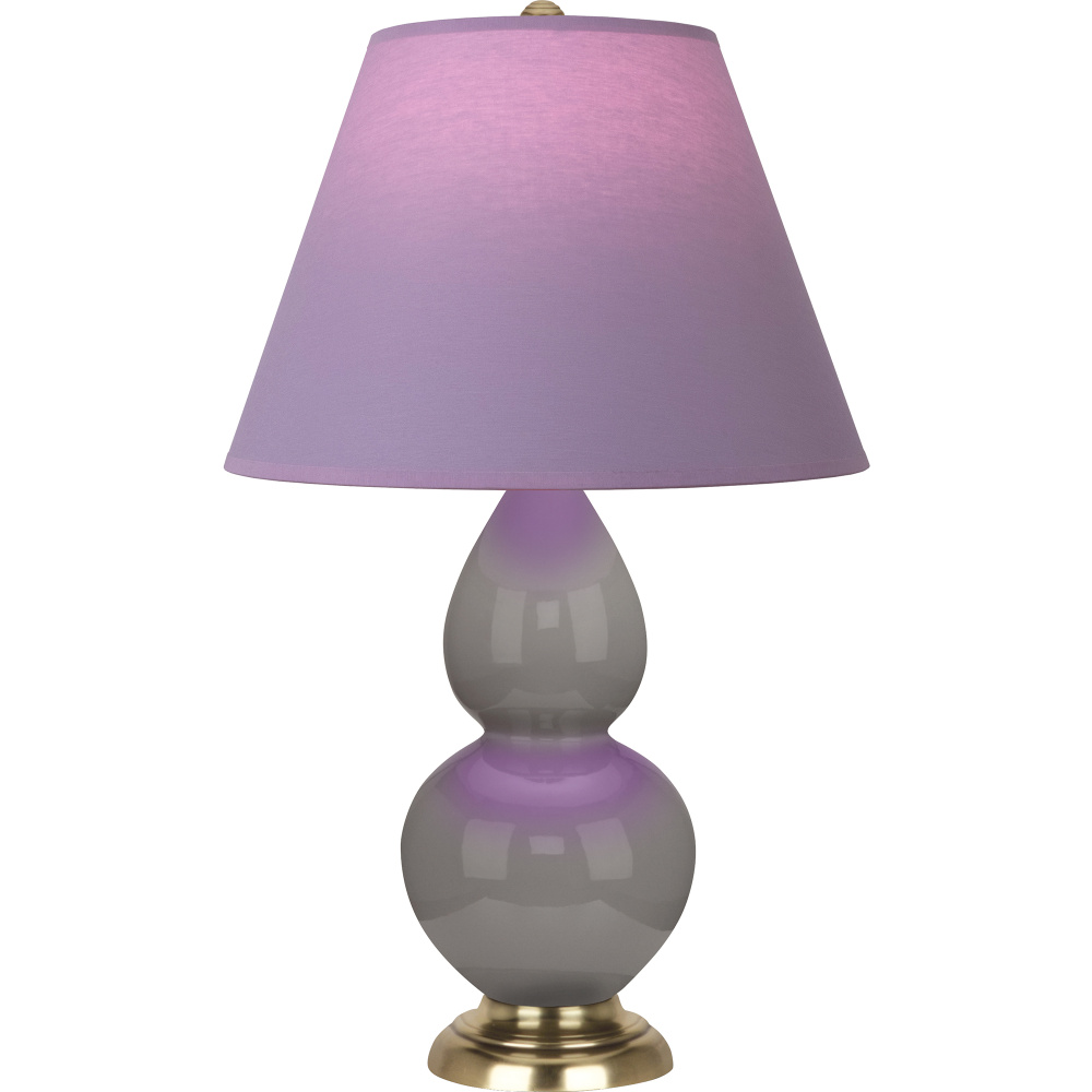 Smokey Taupe Small Double Gourd Accent Lamp