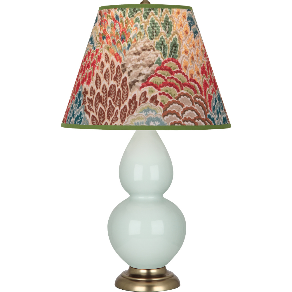 Celadon Small Double Gourd Accent Lamp