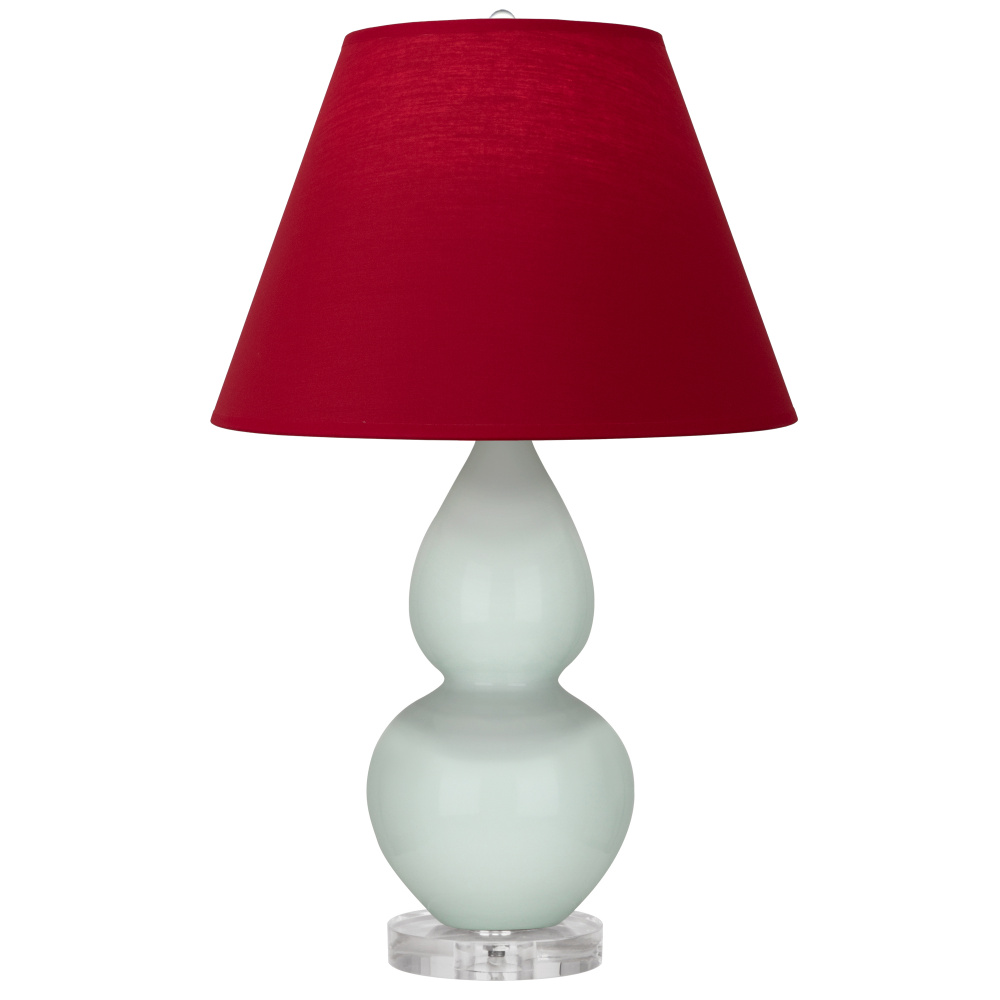 Celadon Small Double Gourd Accent Lamp