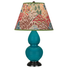 Robert Abbey 1772F - Peacock Small Double Gourd Accent Lamp