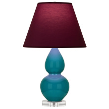 Robert Abbey A773P - Peacock Small Double Gourd Accent Lamp