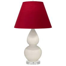 Robert Abbey A776R - Bone Small Double Gourd Accent Lamp