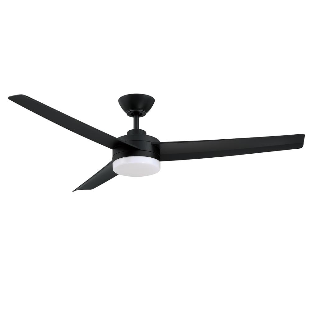 CAPRION 52 in. Black Ceiling Fan