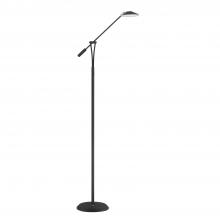 Kendal FL5015-BLK/SN - LAHOYA Black & Satin Nickel Floor Lamp