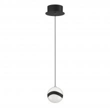 Kendal PF145-1LS-BLK - MYSTYKE 4.75 in. 1-Light Black LED Pendant