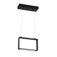 Kendal PF93-1LS-BLK - QUADRON 1-Light Black LED Pendant - Small