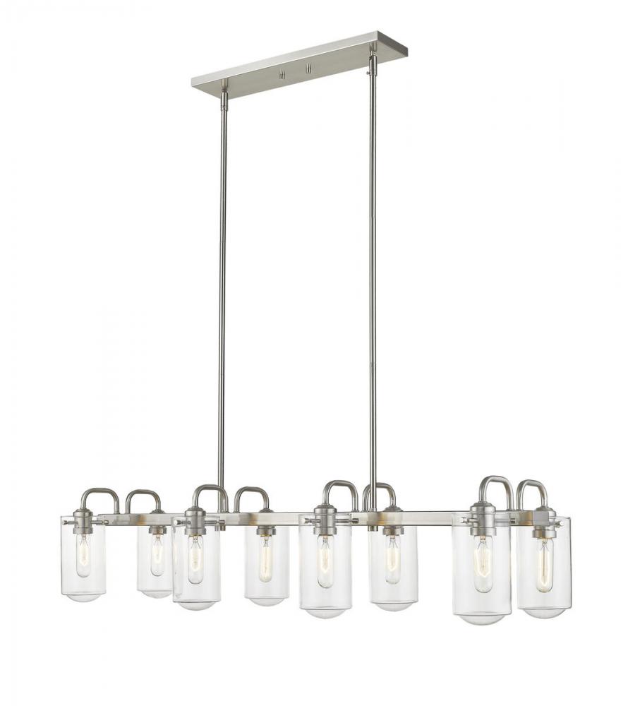 8 Light Linear Chandelier