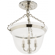 Visual Comfort & Co. Signature Collection CHC 2109PN - Country Semi-Flush Bell Jar Lantern
