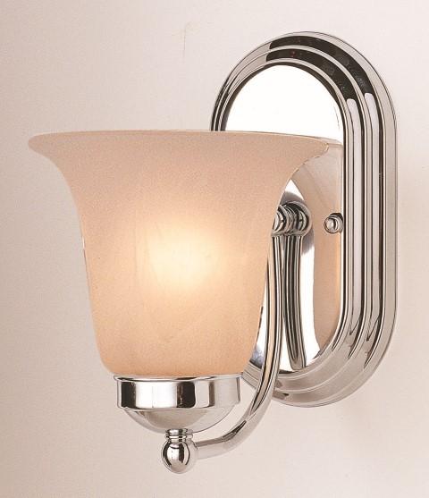 1LT BATH-MRBLZD/BELL GLASS