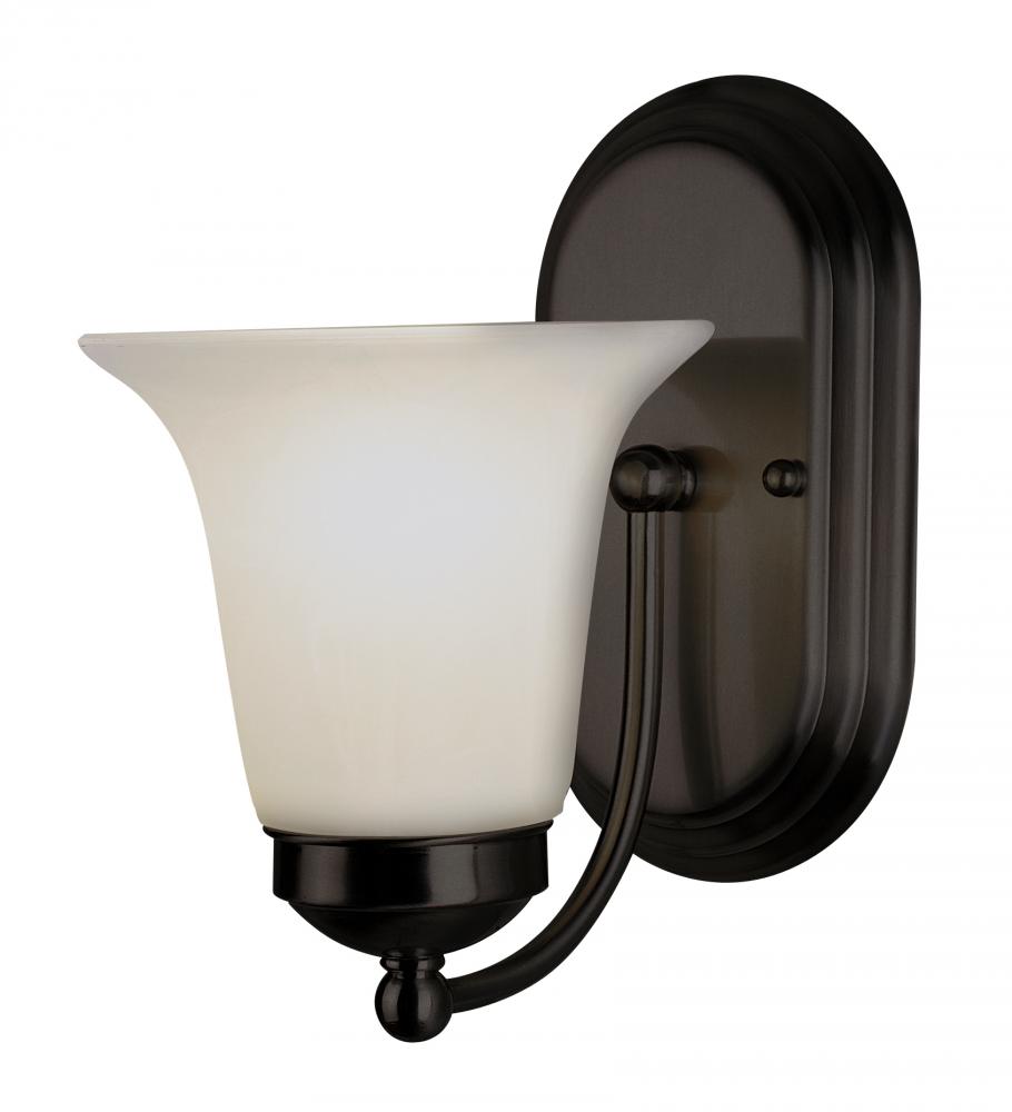 1LT BATH-MRBLZD/BELL GLASS