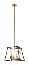 Trans Globe 10464 ROB - 4LT PENDANT-EDISON BULB FRAME-