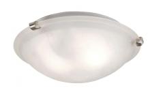 Trans Globe 58600 ROB - 2LT FLUSH-SML-3 CLIPS-WH LINEN