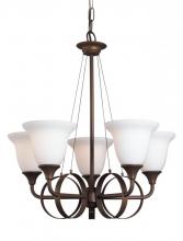 Woodbridge 10056-ORB - Bronze Up Chandelier